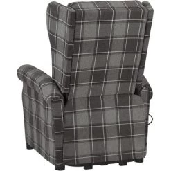 ASUPERMALL Fauteuil Inclinable Gris Tissu -Pas Cher Fauteuil Magasin 57734113 5