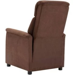 ASUPERMALL Fauteuil Inclinable électrique Marron Similicuir Daim 10 ASUPERMALL Fauteuil Inclinable électrique Marron Similicuir Daim -Pas Cher Fauteuil Magasin 57734120 4