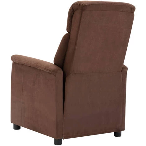 ASUPERMALL Fauteuil Inclinable électrique Marron Similicuir Daim 6 ASUPERMALL Fauteuil Inclinable électrique Marron Similicuir Daim – Image 4