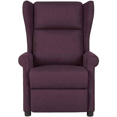 ASUPERMALL Fauteuil Inclinable De Massage électrique Violet Tissu 6 ASUPERMALL Fauteuil Inclinable De Massage électrique Violet Tissu – Image 4