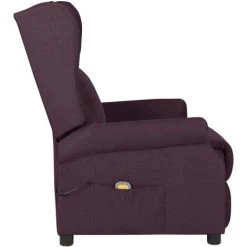 ASUPERMALL Fauteuil Inclinable De Massage électrique Violet Tissu 11 ASUPERMALL Fauteuil Inclinable De Massage électrique Violet Tissu -Pas Cher Fauteuil Magasin 57734123 5
