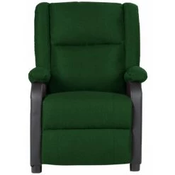 ASUPERMALL Fauteuil Inclinable De Massage Vert Foncé Similicuir Et Tissu -Pas Cher Fauteuil Magasin 57734124 3