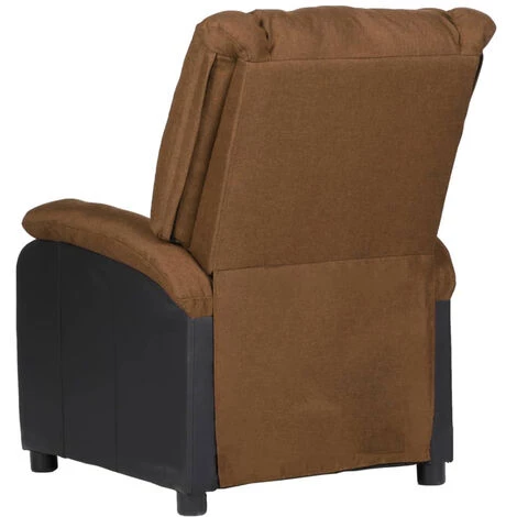 ASUPERMALL Fauteuil De Massage Inclinable Taupe Similicuir Et Tissu 6 ASUPERMALL Fauteuil De Massage Inclinable Taupe Similicuir Et Tissu â Image 4