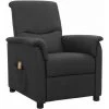 ASUPERMALL Fauteuil De Massage Inclinable Gris Foncé Tissu -Pas Cher Fauteuil Magasin 57734155 1