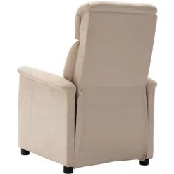 ASUPERMALL Fauteuil Inclinable électrique Crème Similicuir Daim 10 ASUPERMALL Fauteuil Inclinable électrique Crème Similicuir Daim -Pas Cher Fauteuil Magasin 57734770 4