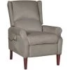 ASUPERMALL Fauteuil De Massage Inclinable Gris Clair Velours 1 ASUPERMALL Fauteuil De Massage Inclinable Gris Clair Velours -Pas Cher Fauteuil Magasin 57734790 1