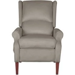 ASUPERMALL Fauteuil De Massage Inclinable Gris Clair Velours 10 ASUPERMALL Fauteuil De Massage Inclinable Gris Clair Velours -Pas Cher Fauteuil Magasin 57734790 4