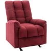 ASUPERMALL Fauteuil Inclinable Rouge Bordeaux Tissu