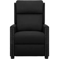 ASUPERMALL Fauteuil Inclinable Noir Similicuir -Pas Cher Fauteuil Magasin 57735769 3