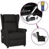 ASUPERMALL Fauteuil Inclinable De Massage électrique Noir Tissu