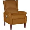 ASUPERMALL Fauteuil De Massage Inclinable Marron Velours 2 ASUPERMALL Fauteuil De Massage Inclinable Marron Velours -Pas Cher Fauteuil Magasin 57735806 1