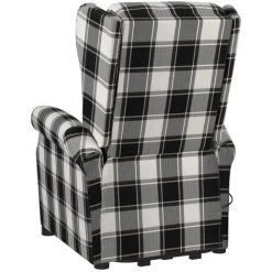 ASUPERMALL Fauteuil De Massage Inclinable Marron Et Blanc Tissu -Pas Cher Fauteuil Magasin 57735810 5