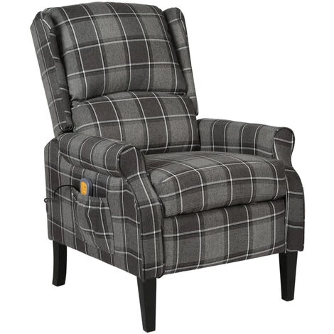 ASUPERMALL Fauteuil De Massage Inclinable Gris Tissu 3 ASUPERMALL Fauteuil De Massage Inclinable Gris Tissu