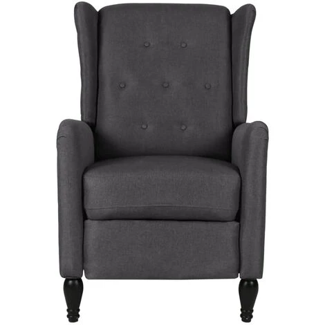 ASUPERMALL Fauteuil De Massage Inclinable Gris Foncé Tissu 5 ASUPERMALL Fauteuil De Massage Inclinable Gris Foncé Tissu – Image 3