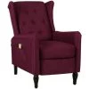 ASUPERMALL Fauteuil De Massage Inclinable Violet Tissu -Pas Cher Fauteuil Magasin 57736491 1