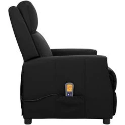ASUPERMALL Fauteuil De Massage Inclinable Noir Similicuir 10 ASUPERMALL Fauteuil De Massage Inclinable Noir Similicuir -Pas Cher Fauteuil Magasin 57736504 4