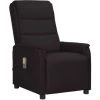 ASUPERMALL Fauteuil De Massage Inclinable Noir Similicuir