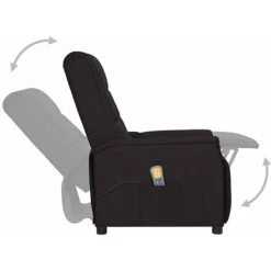 ASUPERMALL Fauteuil De Massage Inclinable Noir Similicuir 10 ASUPERMALL Fauteuil De Massage Inclinable Noir Similicuir -Pas Cher Fauteuil Magasin 57736505 4