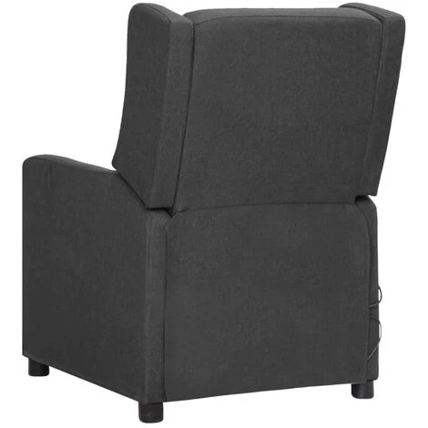 ASUPERMALL Fauteuil De Massage Inclinable Gris Foncé Tissu 7 ASUPERMALL Fauteuil De Massage Inclinable Gris Foncé Tissu – Image 5