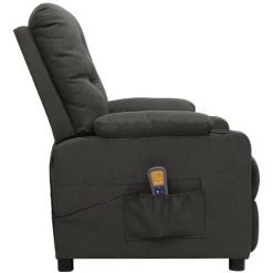 ASUPERMALL Fauteuil De Massage Inclinable Gris Foncé Tissu 10 ASUPERMALL Fauteuil De Massage Inclinable Gris Foncé Tissu -Pas Cher Fauteuil Magasin 57736519 4