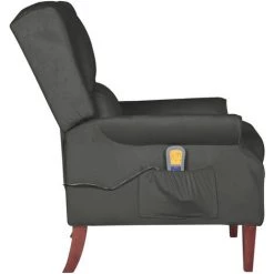 ASUPERMALL Fauteuil De Massage Inclinable Gris Foncé Velours 11 ASUPERMALL Fauteuil De Massage Inclinable Gris Foncé Velours -Pas Cher Fauteuil Magasin 57739726 5
