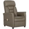 ASUPERMALL Fauteuil De Massage Inclinable Gris Similicuir