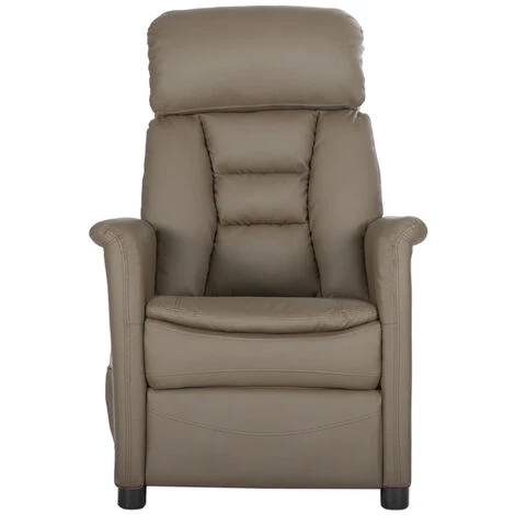 ASUPERMALL Fauteuil De Massage Inclinable Gris Similicuir 4 ASUPERMALL Fauteuil De Massage Inclinable Gris Similicuir – Image 2