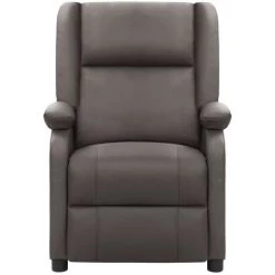 ASUPERMALL Fauteuil De Massage Inclinable Gris Cuir Véritable 9 ASUPERMALL Fauteuil De Massage Inclinable Gris Cuir Véritable -Pas Cher Fauteuil Magasin 57739738 3