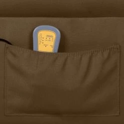 ASUPERMALL Fauteuil De Massage Inclinable Marron Tissu -Pas Cher Fauteuil Magasin 57740488 2