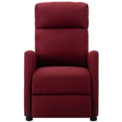 TRUE DEAL Fauteuil De Massage Inclinable électrique Bordeaux Tissu -Pas Cher Fauteuil Magasin 57820093 3