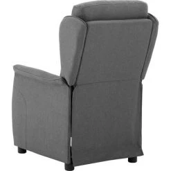 TRUE DEAL Fauteuil Inclinable électrique Gris Clair Tissu 11 TRUE DEAL Fauteuil Inclinable électrique Gris Clair Tissu -Pas Cher Fauteuil Magasin 57820094 5