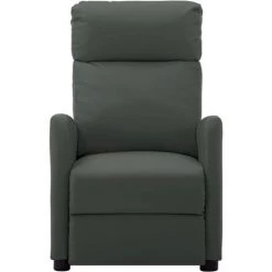 TRUE DEAL Fauteuil Inclinable électrique Gris Similicuir 9 TRUE DEAL Fauteuil Inclinable électrique Gris Similicuir -Pas Cher Fauteuil Magasin 57820103 3