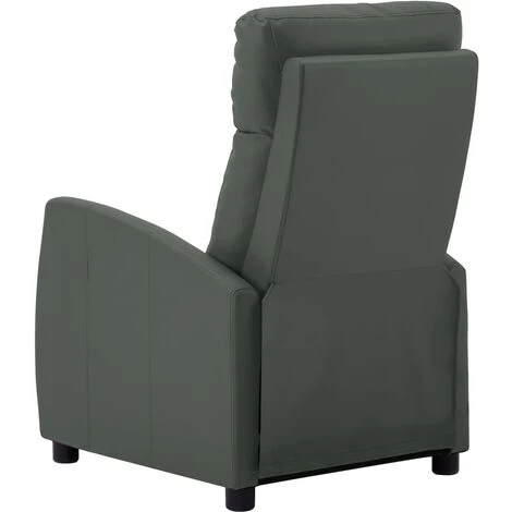 TRUE DEAL Fauteuil Inclinable électrique Gris Similicuir 7 TRUE DEAL Fauteuil Inclinable électrique Gris Similicuir – Image 5