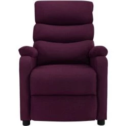 TRUE DEAL Fauteuil Inclinable électrique Violet Tissu -Pas Cher Fauteuil Magasin 57820111 3