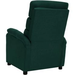 TRUE DEAL Fauteuil Inclinable électrique Vert Foncé Tissu -Pas Cher Fauteuil Magasin 57820115 4
