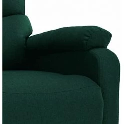 TRUE DEAL Fauteuil Inclinable électrique Vert Foncé Tissu -Pas Cher Fauteuil Magasin 57820115 5