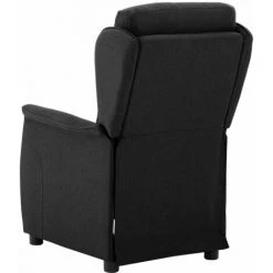 TRUE DEAL Fauteuil Inclinable électrique Noir Tissu 11 TRUE DEAL Fauteuil Inclinable électrique Noir Tissu -Pas Cher Fauteuil Magasin 57820138 5