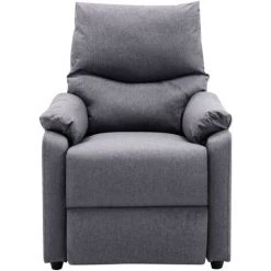 TRUE DEAL Fauteuil TV Inclinable électrique Tissu - Couleur Gris Clair Dimensions (incliné) : 73 X 158 X 73 Cm (l X P X H) -Pas Cher Fauteuil Magasin 57820144 4