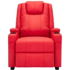 TRUE DEAL Fauteuil Similicuir De Massage Inclinable électrique - Couleur Rouge Dimensions Totales : 75 X 88 X 106 Cm (l X P X H) 9 TRUE DEAL Fauteuil Similicuir De Massage Inclinable électrique - Couleur Rouge Dimensions Totales : 75 X 88 X 106 Cm (l X P X H) -Pas Cher Fauteuil Magasin 57820159 3