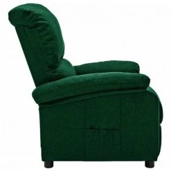 TRUE DEAL Fauteuil Inclinable électrique Vert Foncé Tissu 10 TRUE DEAL Fauteuil Inclinable électrique Vert Foncé Tissu -Pas Cher Fauteuil Magasin 57820168 4