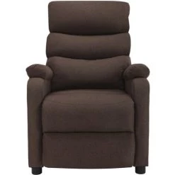 TRUE DEAL Fauteuil Inclinable électrique De Massage Marron Tissu 9 TRUE DEAL Fauteuil Inclinable électrique De Massage Marron Tissu -Pas Cher Fauteuil Magasin 57822475 3
