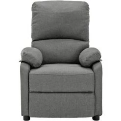 TRUE DEAL Fauteuil Inclinable électrique Gris Clair Tissu -Pas Cher Fauteuil Magasin 57822579 3