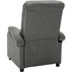 TRUE DEAL Fauteuil Inclinable électrique Gris Clair Tissu -Pas Cher Fauteuil Magasin 57822579 5