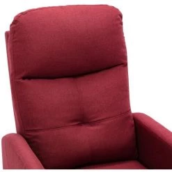 TRUE DEAL Fauteuil Inclinable électrique Bordeaux Tissu -Pas Cher Fauteuil Magasin 57822670 5