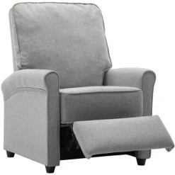 TRUE DEAL Fauteuil TV Inclinable électrique Gris Clair Tissu -Pas Cher Fauteuil Magasin 57822731 4