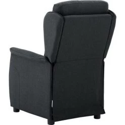 TRUE DEAL Fauteuil Inclinable électrique Gris Foncé Tissu -Pas Cher Fauteuil Magasin 57825351 5