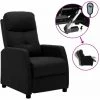 TRUE DEAL Fauteuil Inclinable électrique Noir Tissu -Pas Cher Fauteuil Magasin 57825396 1