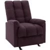TRUE DEAL Fauteuil Inclinable Violet Tissu 2 TRUE DEAL Fauteuil Inclinable Violet Tissu -Pas Cher Fauteuil Magasin 57828496 1