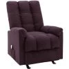 TRUE DEAL Fauteuil De Massage Inclinable Violet Tissu -Pas Cher Fauteuil Magasin 57828550 1