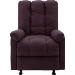 TRUE DEAL Fauteuil De Massage Inclinable Violet Tissu -Pas Cher Fauteuil Magasin 57828550 2